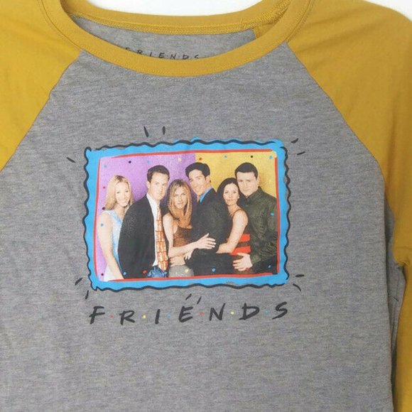 F.R.I.E.N.D.S  Long Sleeve Crop Tee - Picture 2 of 3